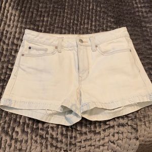 Gap light wash jean shorts